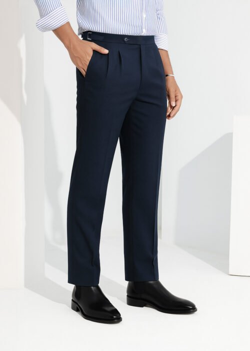 Gurkha Pant-Navy Blue
