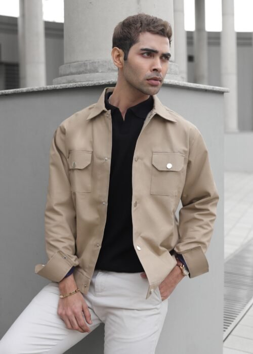 Beige 2 pockets Jacket