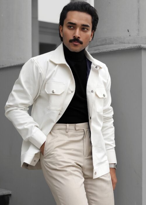 White 2 pockets Jacket