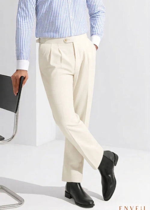 Gurkha Pant-Cream White